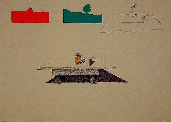 coffee table and templates