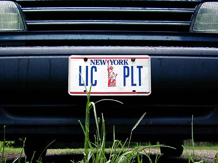 license plate
